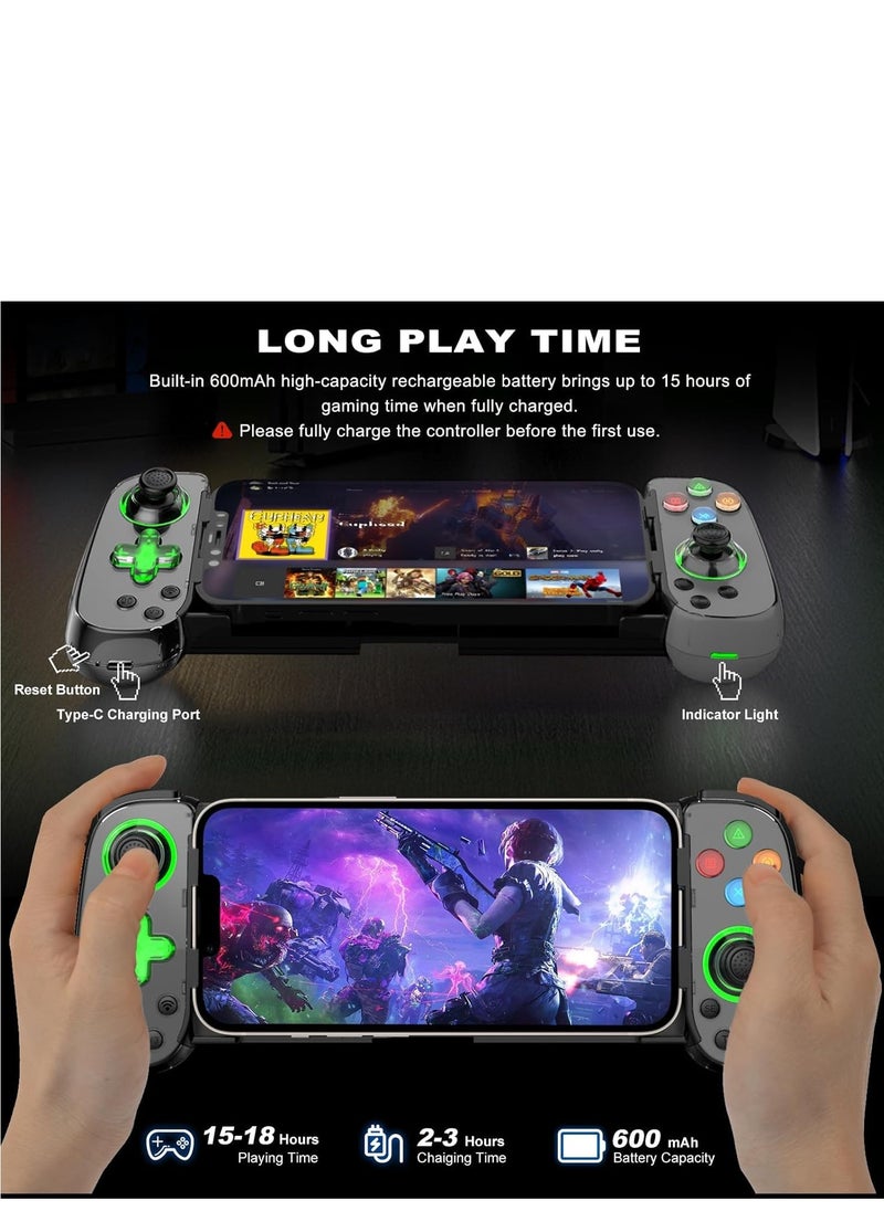 Generic - Wireless Bluetooth Gaming Controller for iPhone iPad Android PC with Back Button and Analog Triggers Low Latency for CODM Diablo Immortal - Image 1