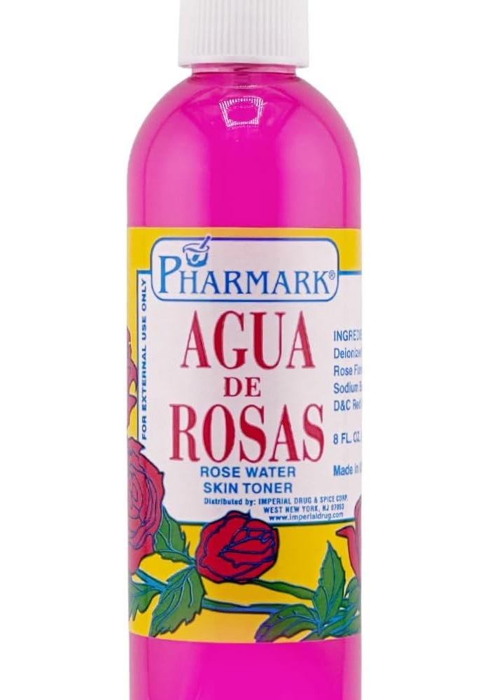 Pharmark Agua De Rosas 8 Oz. Rose Water - Image 1