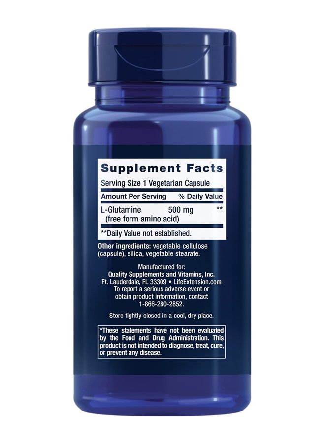 Life Extension L-جلوتامين، 500 ملغ - Image 2