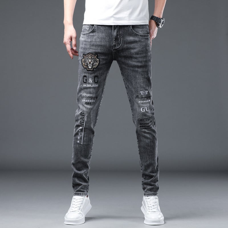 Unisex Classic Denim Jeans Loose Fit Daily Outdoor Wear - Image 5