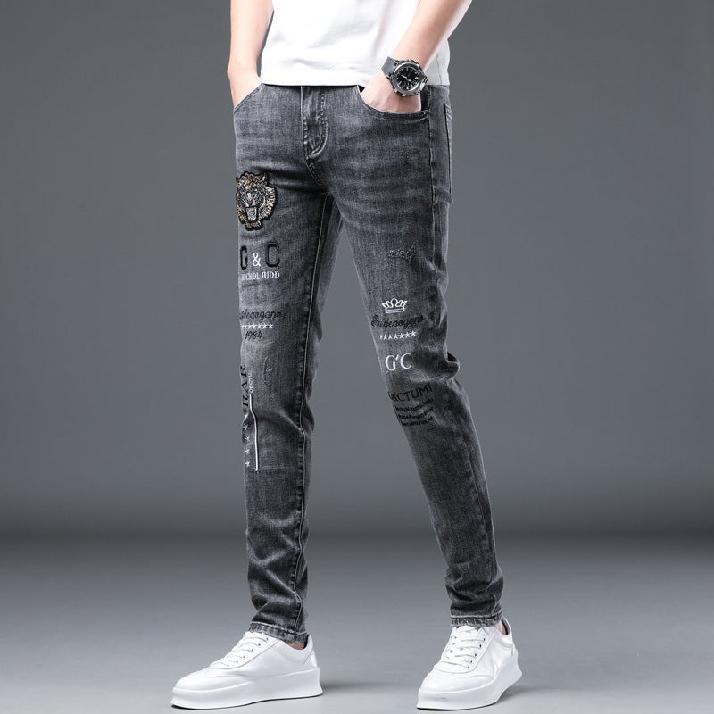 Unisex Classic Denim Jeans Loose Fit Daily Outdoor Wear - Image 4