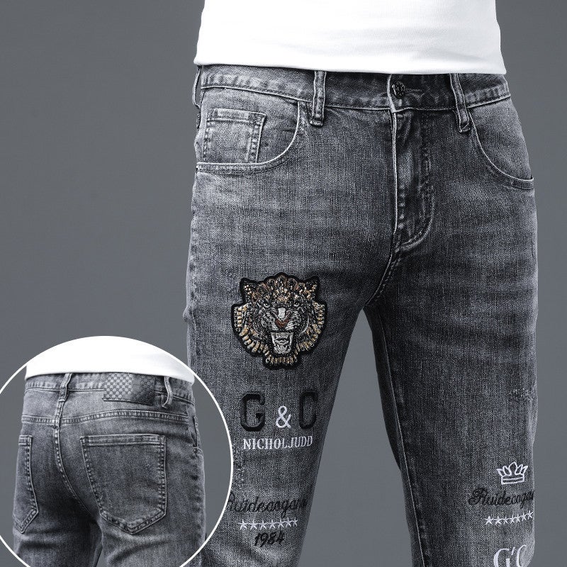 Unisex Classic Denim Jeans Loose Fit Daily Outdoor Wear - Image 3