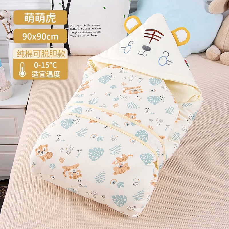 [Factory Direct Supply] Rabbit Year Baby Holding Quilt Spring, Autumn and Winter Thickened Pure Cotton Newborn Package for Birth Room Supplies - Image 1
