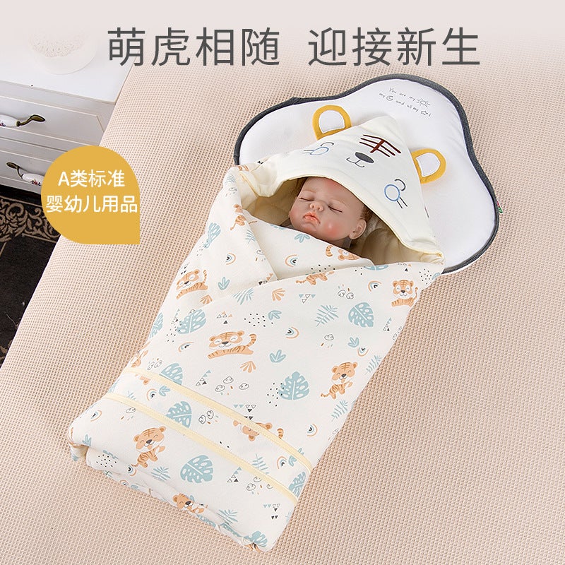 [Factory Direct Supply] Rabbit Year Baby Holding Quilt Spring, Autumn and Winter Thickened Pure Cotton Newborn Package for Birth Room Supplies - Image 2