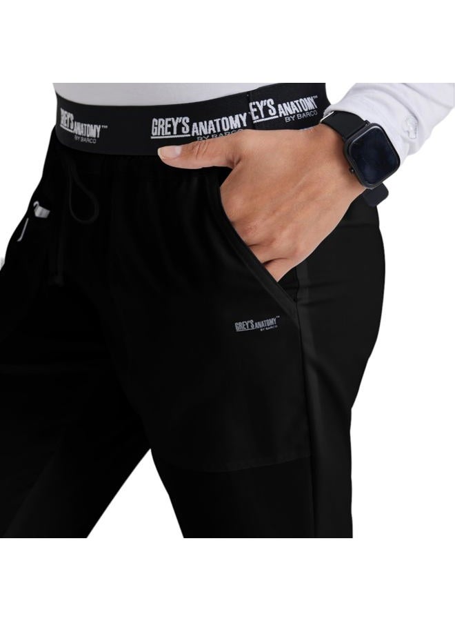 Barco Women's Grey'S Anatomy Drawstring Scrub Pant Medium Black - Image 2