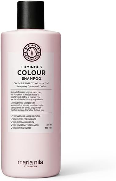 Maria Nila Luminous Colour Reduces Colour Loss from Washing Pomegranate Counteracts Dehydration 100 Vegan SulfateParaben free - Image 1