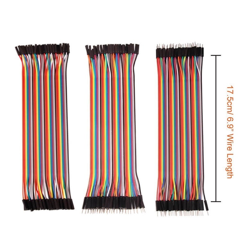 REES52 4 Pieces Breadboards Kit with 120 Pieces Jumper Wires for Electronics Projects (400-Points and 830-Points) - Image 5