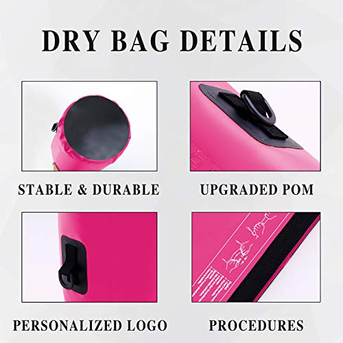 IDRYBAG Dry Bag for Kayaking Waterproof 2L/5L/10L/15L/20L, Small Dry Sack Waterproof Bag for Boating - Image 2