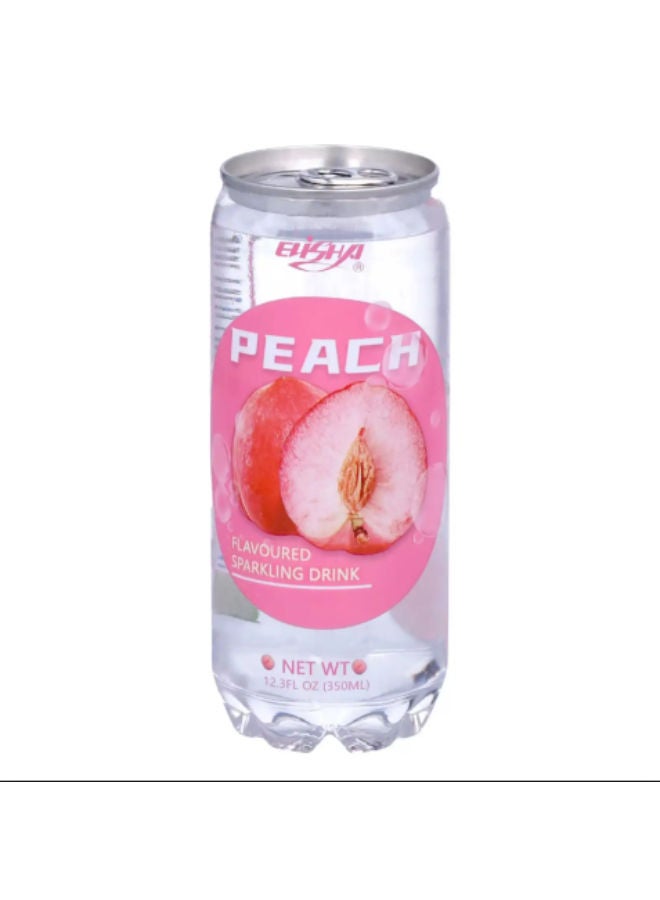 Peach Flavoured Sparkling Water - 350 ml