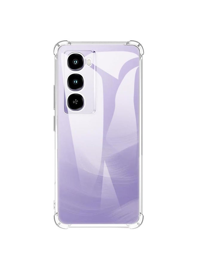 SanHu for ITEL City 100 2-In-1 Thin Soft Case Cover, Anti Drop Protection, Anti Fingerprint, Durable, Easy To Clean And Install, Frosted Protective Case+Transparent Four Corner Anti Drop Protective Case - Image 2