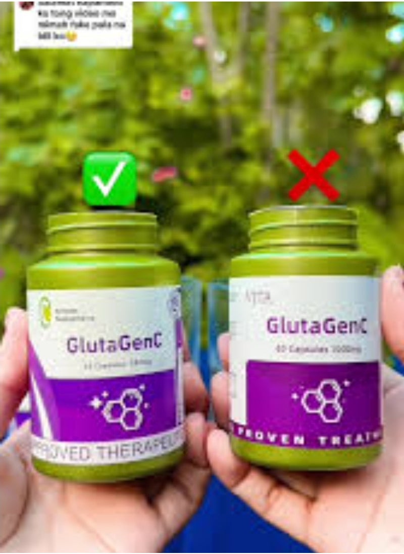 Simplee Supplements Gluta Genc 60 Capsules  - Image 2