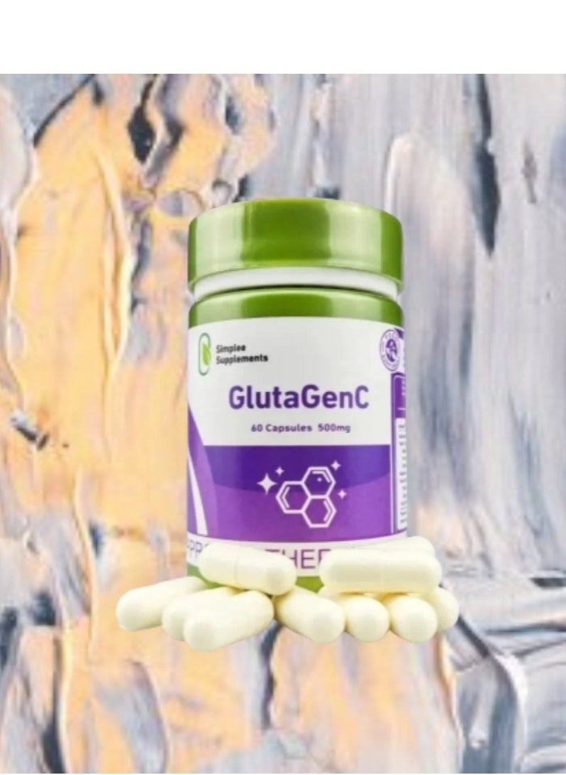 Simplee Supplements Gluta Genc 60 Capsules  - Image 1
