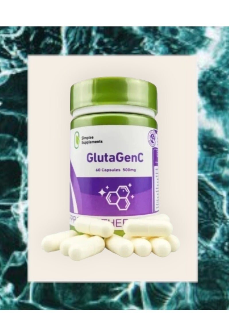 Simplee Supplements Gluta Genc 60 Capsules  - Image 3