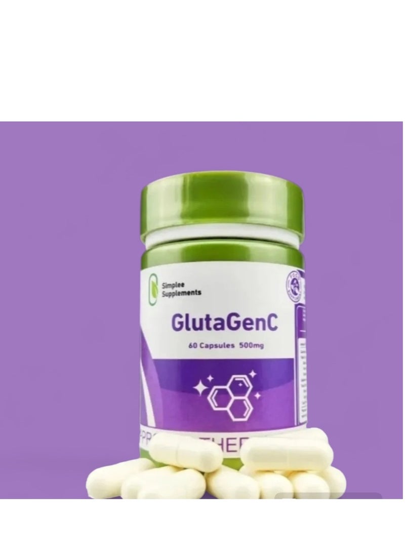 Simplee Supplements Gluta Genc 60 Capsules  - Image 4