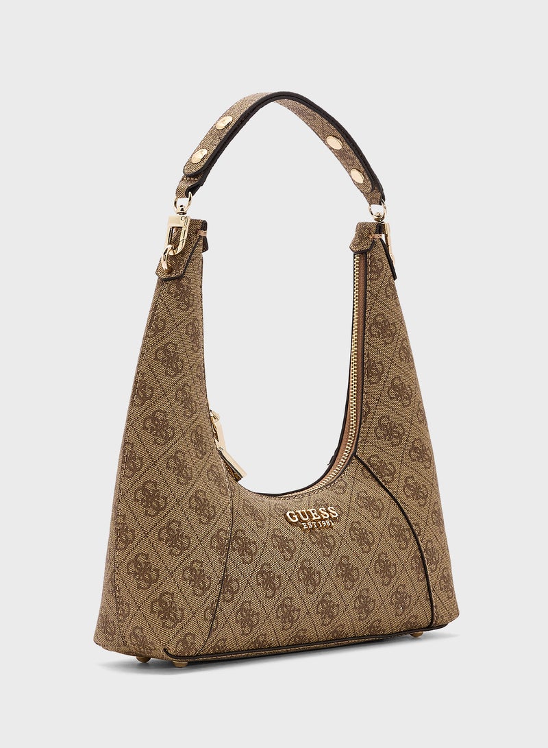GUESS CALISTA TOP ZIP SHOULDER BAG  - Image 3