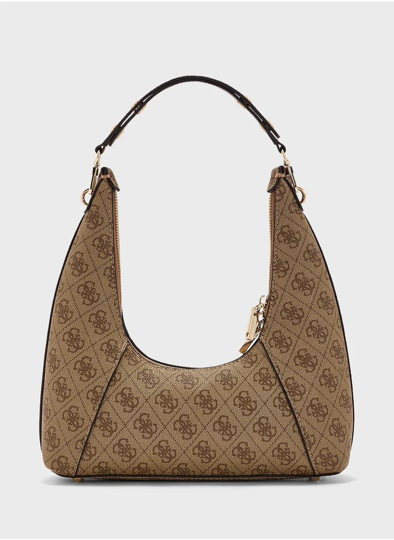 GUESS CALISTA TOP ZIP SHOULDER BAG