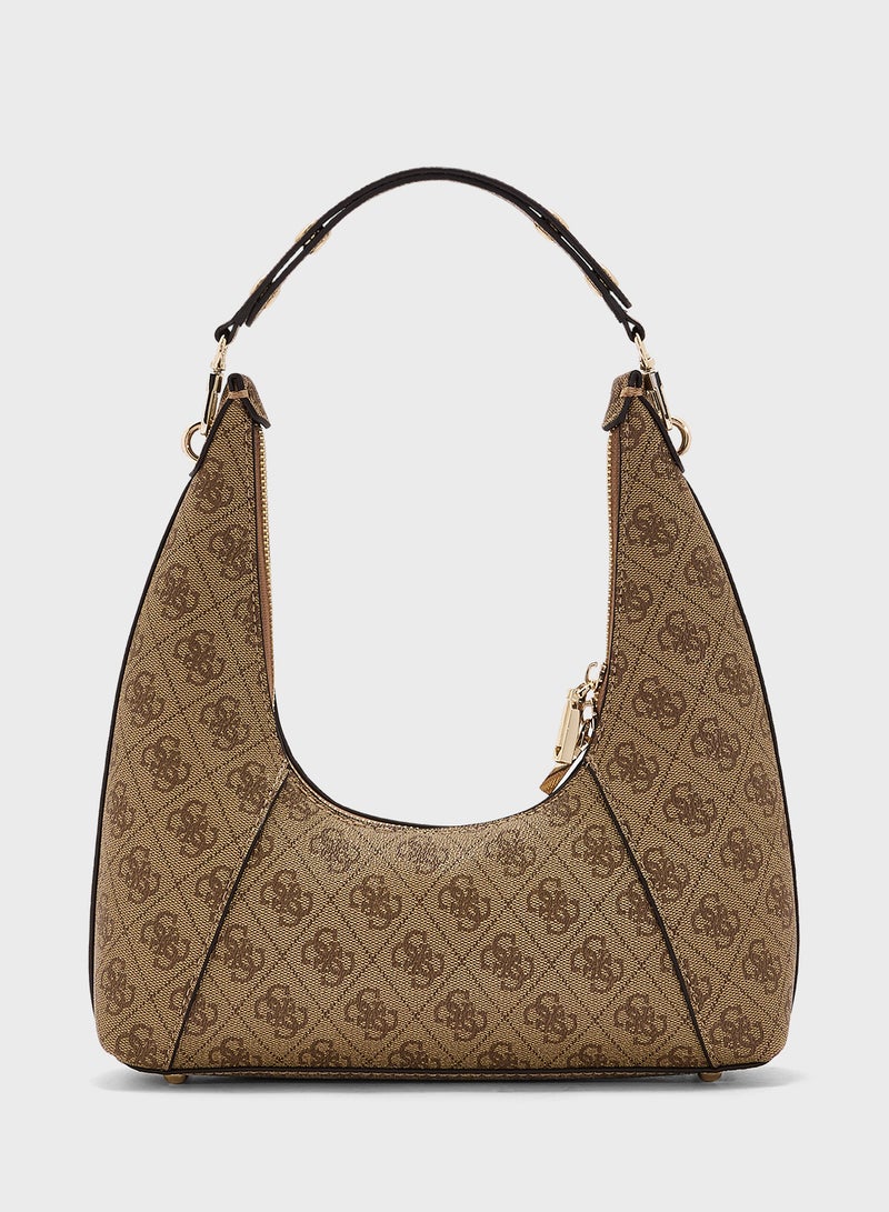 GUESS CALISTA TOP ZIP SHOULDER BAG  - Image 2