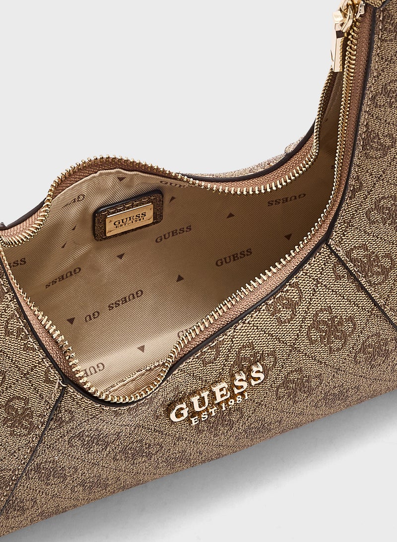 GUESS CALISTA TOP ZIP SHOULDER BAG  - Image 5