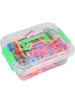 ZCM-HAPPY 400 Pcs Construction Building Blocks Bars DIY Interlocking Set 3D Intelligence Educational Building Sticks Geometry Shape Stacking Building Toys with Storage Box  - Image 5