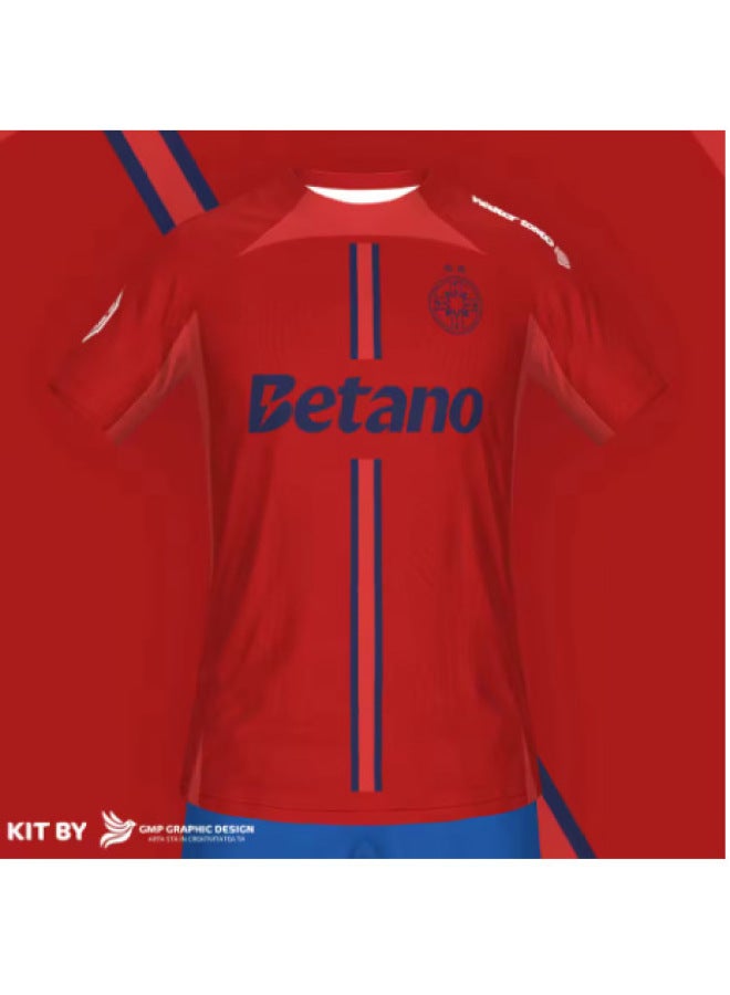 New  Arrival Style Fcsb Away Men's Casual Outdoor Sports T-shirt Short-sleeved, Comfortable And Breathable
