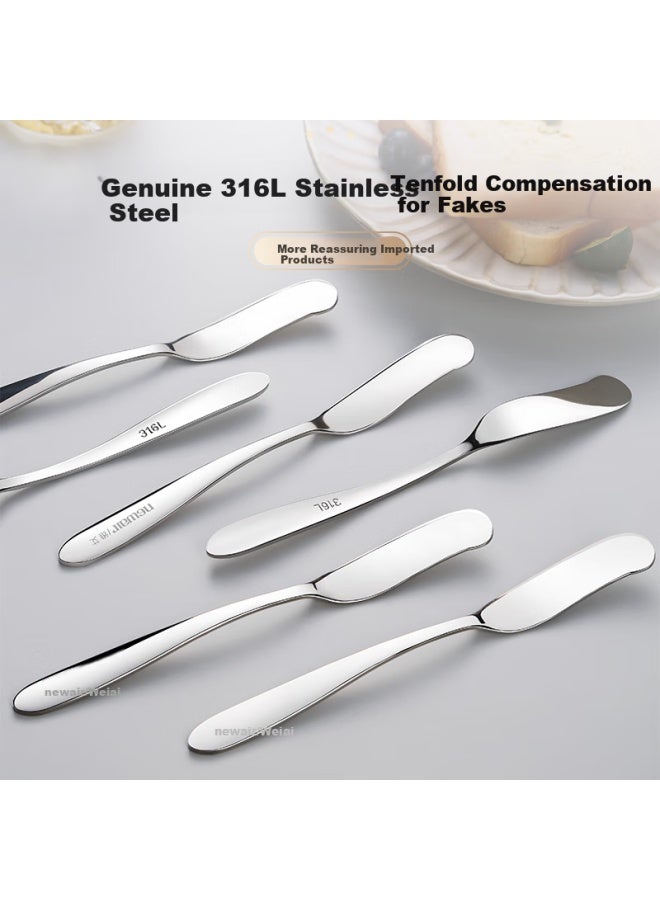 Newair 316 Stainless Steel Butter Knife Jam Spreader Bread Spatula Peanut Butter Cheese Ser Butter Spreader Western Cuisine - Image 3