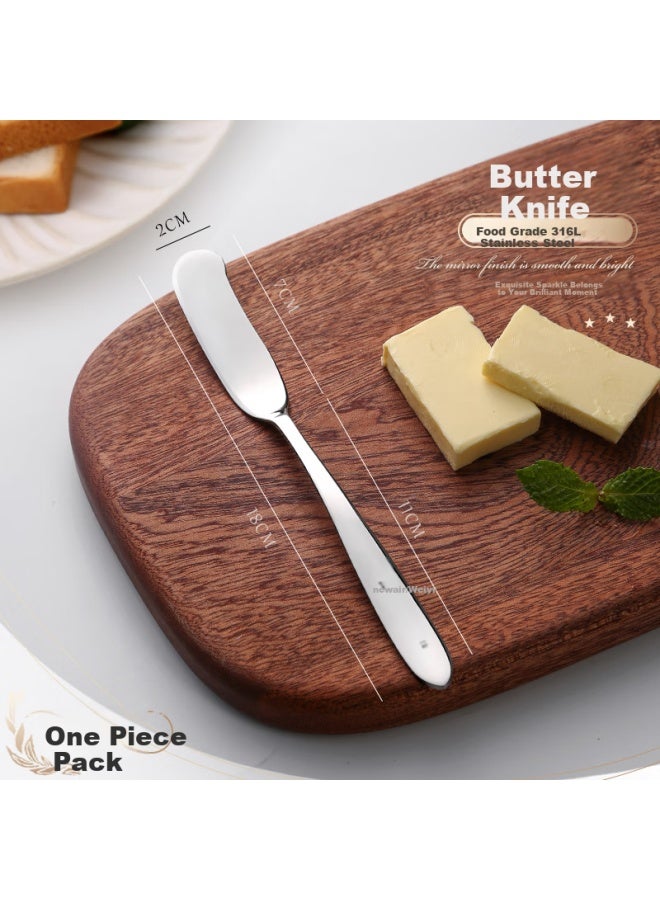 Newair 316 Stainless Steel Butter Knife Jam Spreader Bread Spatula Peanut Butter Cheese Ser Butter Spreader Western Cuisine - Image 2