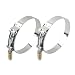 wedfish 2PCS T Bolt Hose Clamp with Reinforced SpringStainless Steel Heavy Duty Hose Clamps Adjustable Range 4425102110mmUniversal TBolt Hoses Clamps for TurbochargerHosesPipe 4425 - Image 2