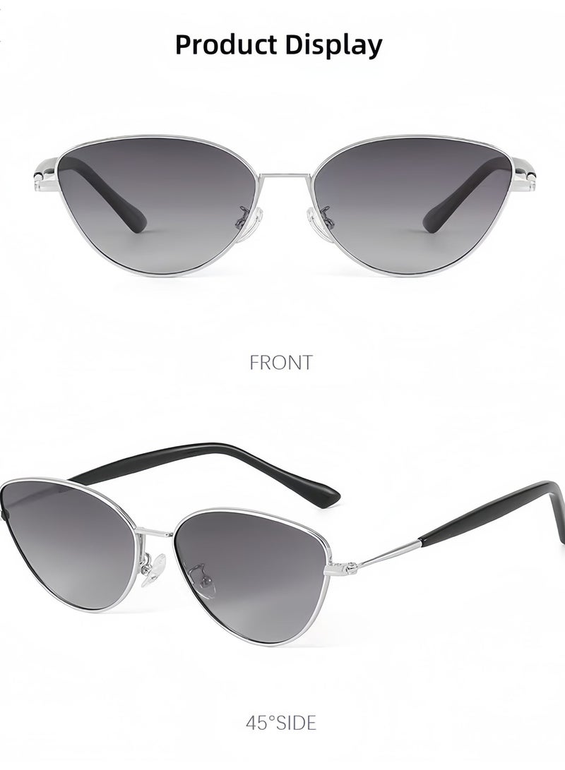 Women sunglasses, vintage small frame polarized sunglasses, UV400 sun protection glasses, fashion sunglasses, driving sunglasses, ideal for driving, outdoor, travel, party & dancing stylish option - Image 5