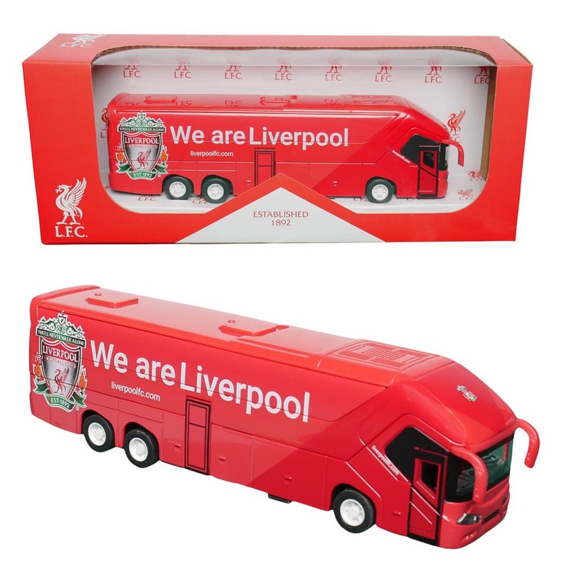 Sockers Liverpool FC Official Tour Bus Toy (1:50, Red) - Image 1