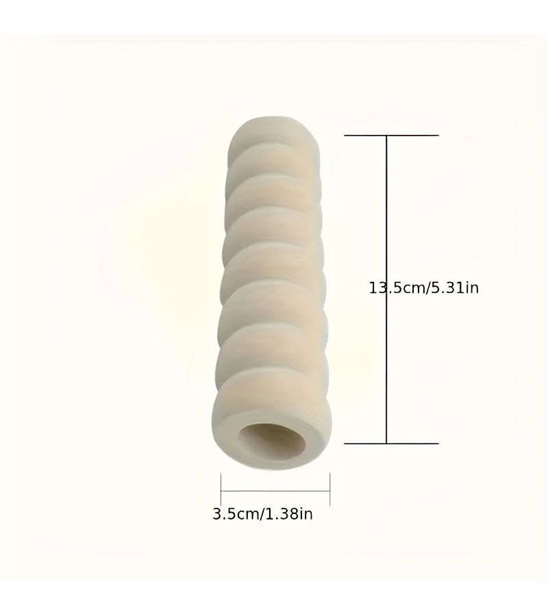 5 Pcs Black Door Handle Covers Soft Spiral Foam Protective Sleeves Anti Collision Door Pull Covers For Bedroom Bathroom And Office Doors - Image 3