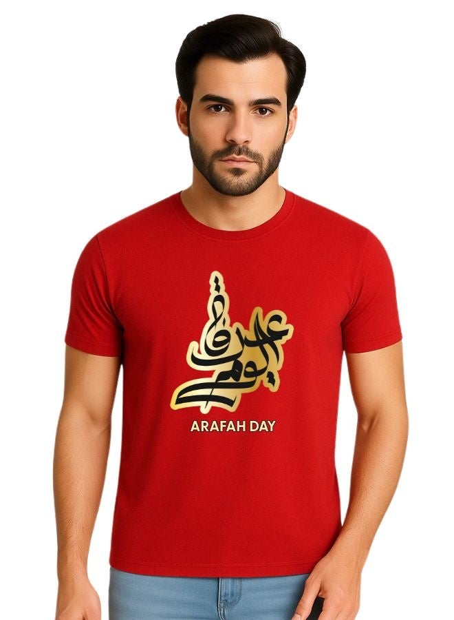 PRINTSHOP4ME Arafah Day Special Men’s Cotton T-Shirt–Premium Quality Round Neck Short Sleeve Islamic T-Shirt For Men | Soft Breathable Fabric | Comfortable Daily Wear  - Image 1