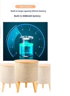 Nourest 3 in 1 Wireless Charging Side Table with Bluetooth Speaker  - Image 4