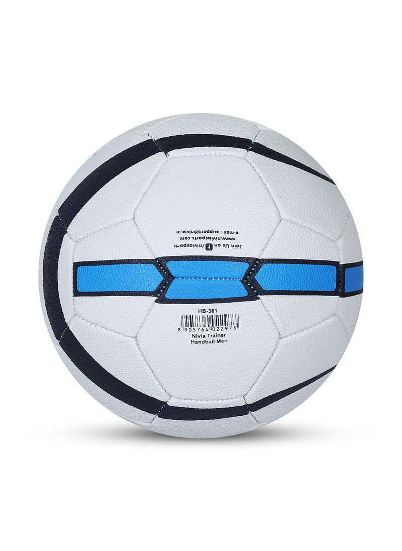 Nivia Trainer Synthetic Handball | Size : 3 | Material : Rubber Hand Stiched | Waterproof | Unisex  - Image 3