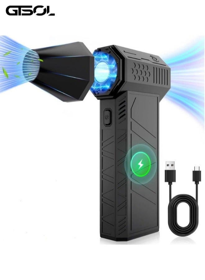 GTSOL Air Blower Super, 130000 RPM Turbo Powered Jet Blower, Jet Dry Blower with Adjustable Speed, Portable Handheld Mini Blower Air Duster for Car, Cleaning, Camping, Outdoors - Image 1