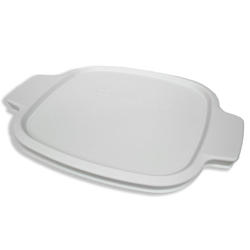 كورنينج وير Corningware Stovetop A-1-Pc غطاء بلاستيكي أبيض مربع سعة 1.5 لتر - 4 عبوات - Image 2