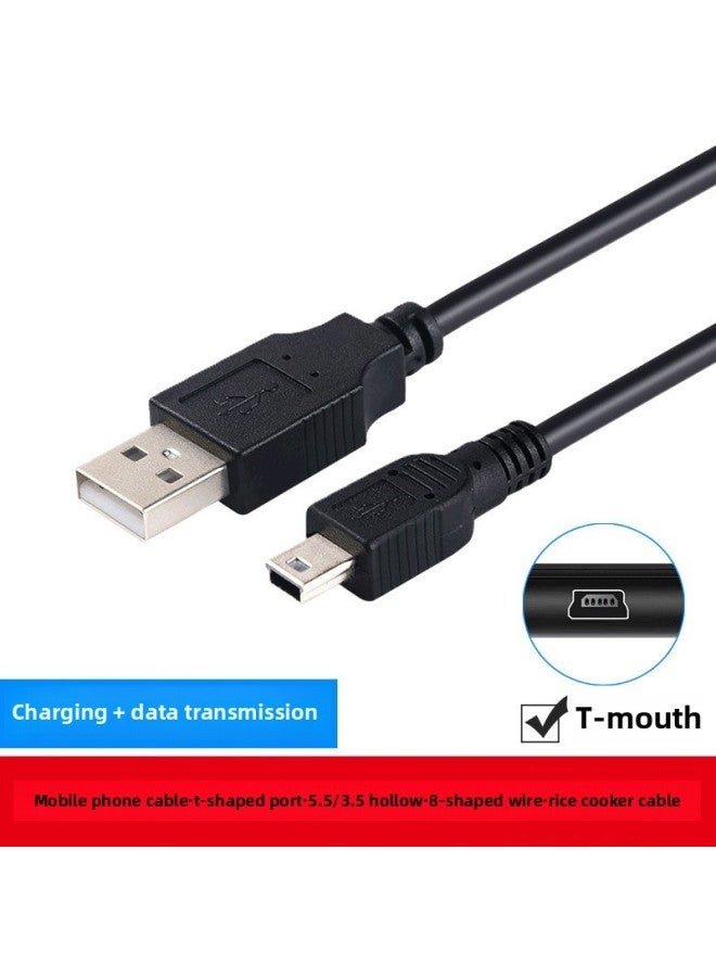 Android Data Line Mobile Phone Charging Line 3.5 Audio 5.5 Hollow Big Head Line 8 Word Big Radio Rice Cooker Line-Color:Rice Cooker Line - Image 2