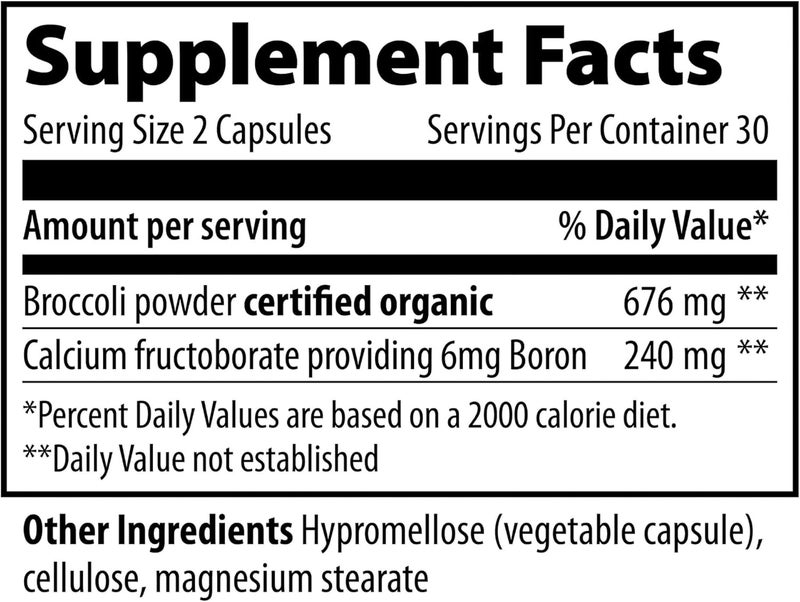 Vibrant Health Boron Vegetarian Support for Joint and Bone Health 60 Capsules - Image 3