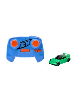 Hot Wheels RC  Cars, Remote-Control Porsche 911 In 1:64 Scale, Recharges With Usb Cable, On- And Off-Track Racing, Turbo Boost, Gift For Kids  - Image 2