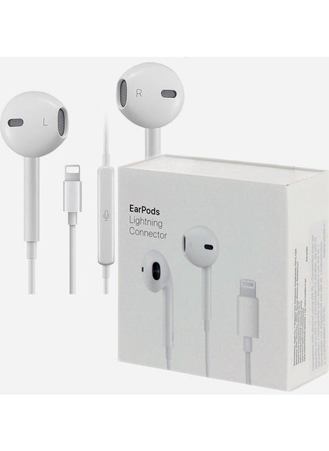 In Ear Earphone For Apple iPhone White