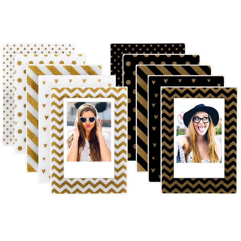 FINE PHOTO GIFTS FINE PHOTO GIFTS Magnetic Photo Frames for Instax Mini Film  Pack of 10 Frames 