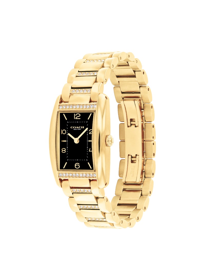 COACH Rectangle Analog Women's Carnation Gold Case Watch - 14504319  - Image 2