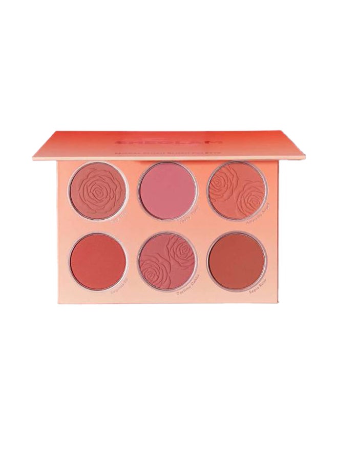 SHEGLAM Floral Flush Blush Palette 6Color 18G Multicolor - Image 1