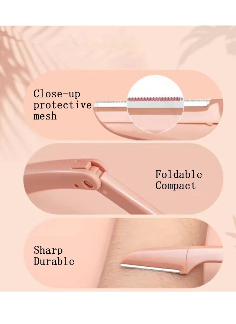 Viedouce 3Pcs Eyebrow Razor,Dermaplane Razor,Face Razors for Women,Dermaplaning Tool for Face  - Image 3