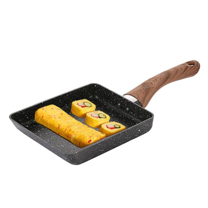 Ciciglow Aluminum Japanese Omelette Pan, Nonstick Pancake Egg Pan, 35.5cm x 13cm / 14.0in x 5.1in - Image 1