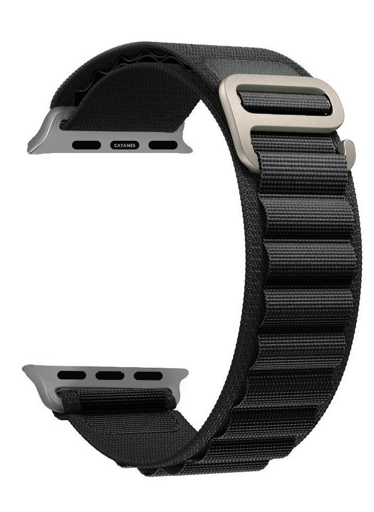 CATANES - 4 Packs For Apple iWatch Bands Nylon Alpine and Trail Bands Compatible With Apple iWatch For Men Women Replacement Strap 49mm 45mm 44mm 42mm For iWatch Series Ultra/8/7/6/5/4/3/2/1/SE Multicolour2 - Image 1
