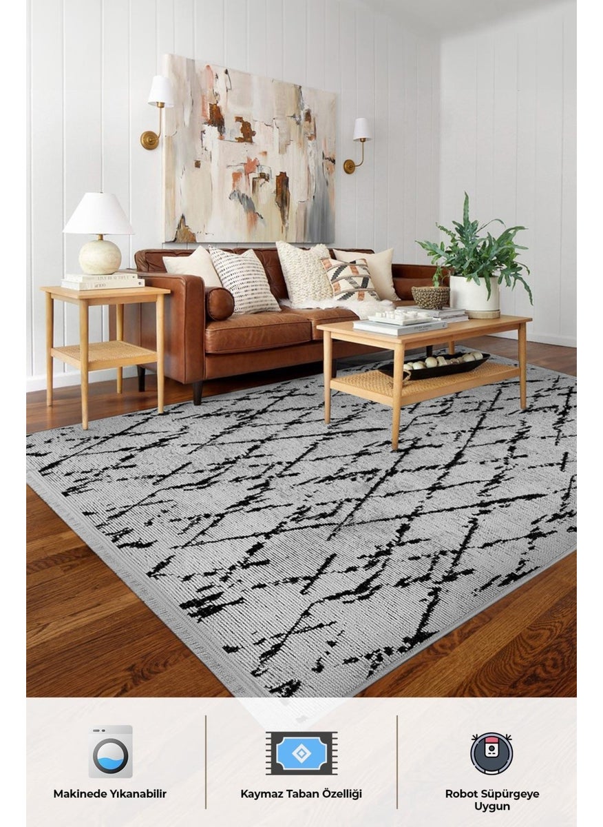 Brilla Home - BrillaHome Mira Non-Slip Base Chenille Woven Carpet Machine Washable - Image 1