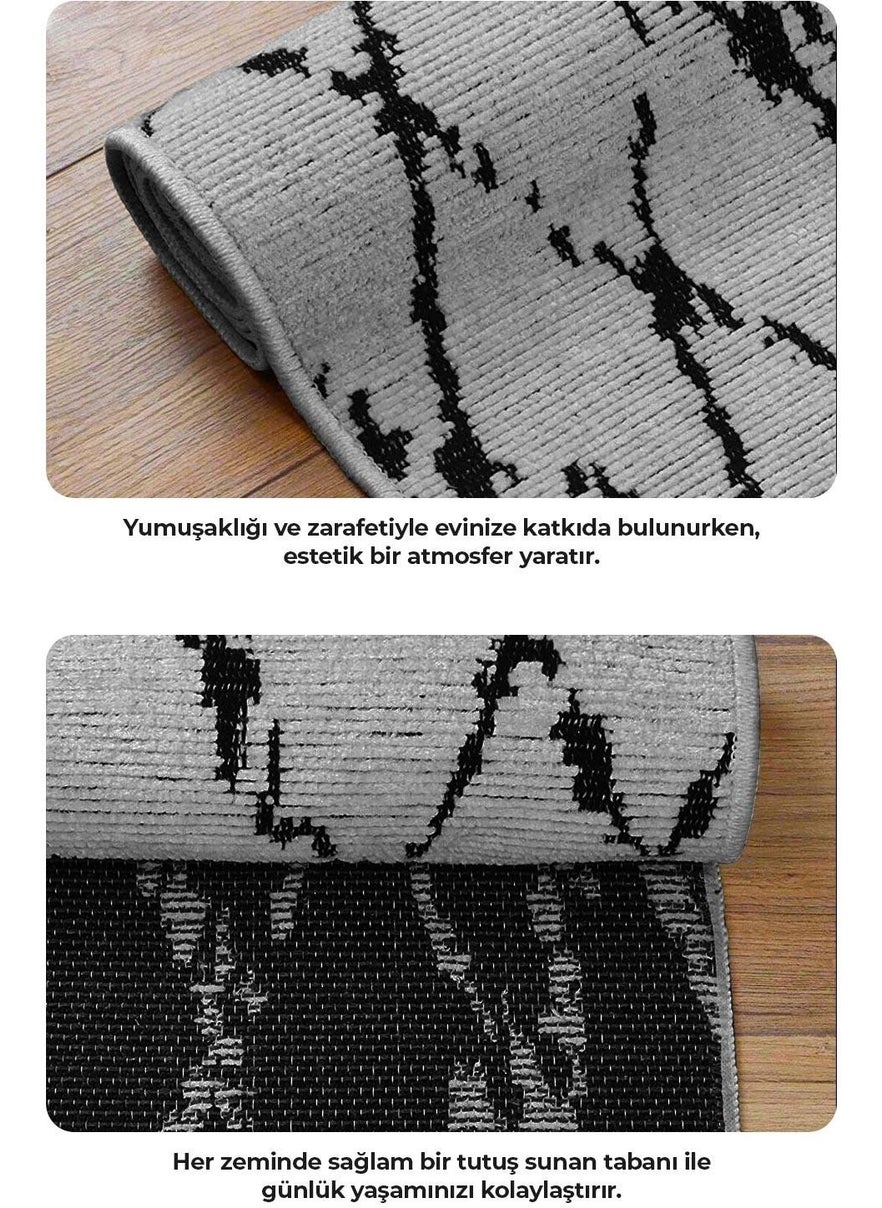 Brilla Home - BrillaHome Mira Non-Slip Base Chenille Woven Carpet Machine Washable - Image 1
