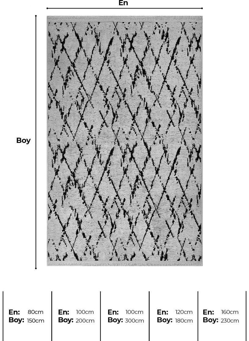 Brilla Home - BrillaHome Mira Non-Slip Base Chenille Woven Carpet Machine Washable - Image 1