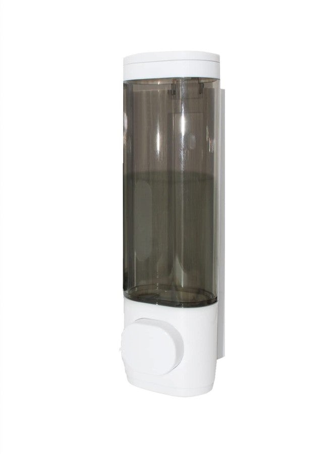 NAN Wind 1-Chamber Soap Dispensers Wall Mount,400ml Bathroom Shower Pump Dispenser,Press Manually Lotion Shower Soap Dispenser Usefor Home,Bath,Kitchen,Hotels,Restaurants(White) - Image 1