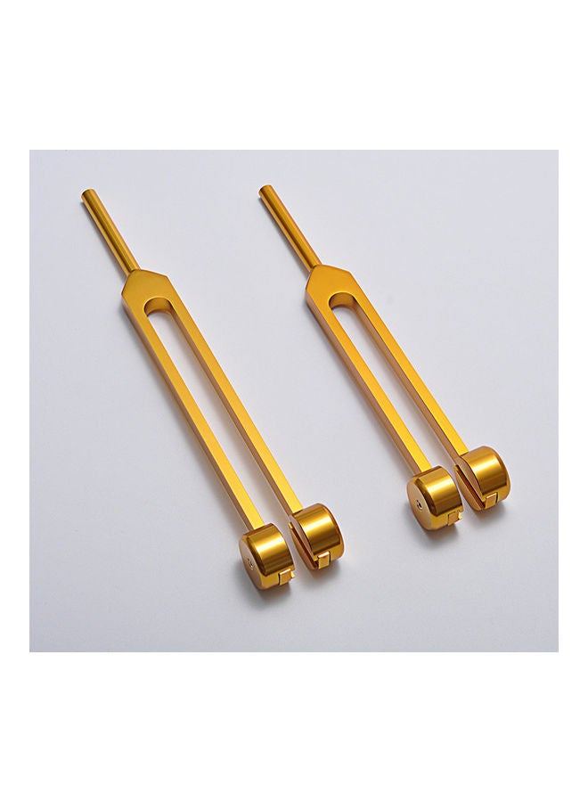 NIBEMINENT Ear Vibration Ringing Aluminum Tuning Fork With Silicone Hammer Storage Bag - Image 4